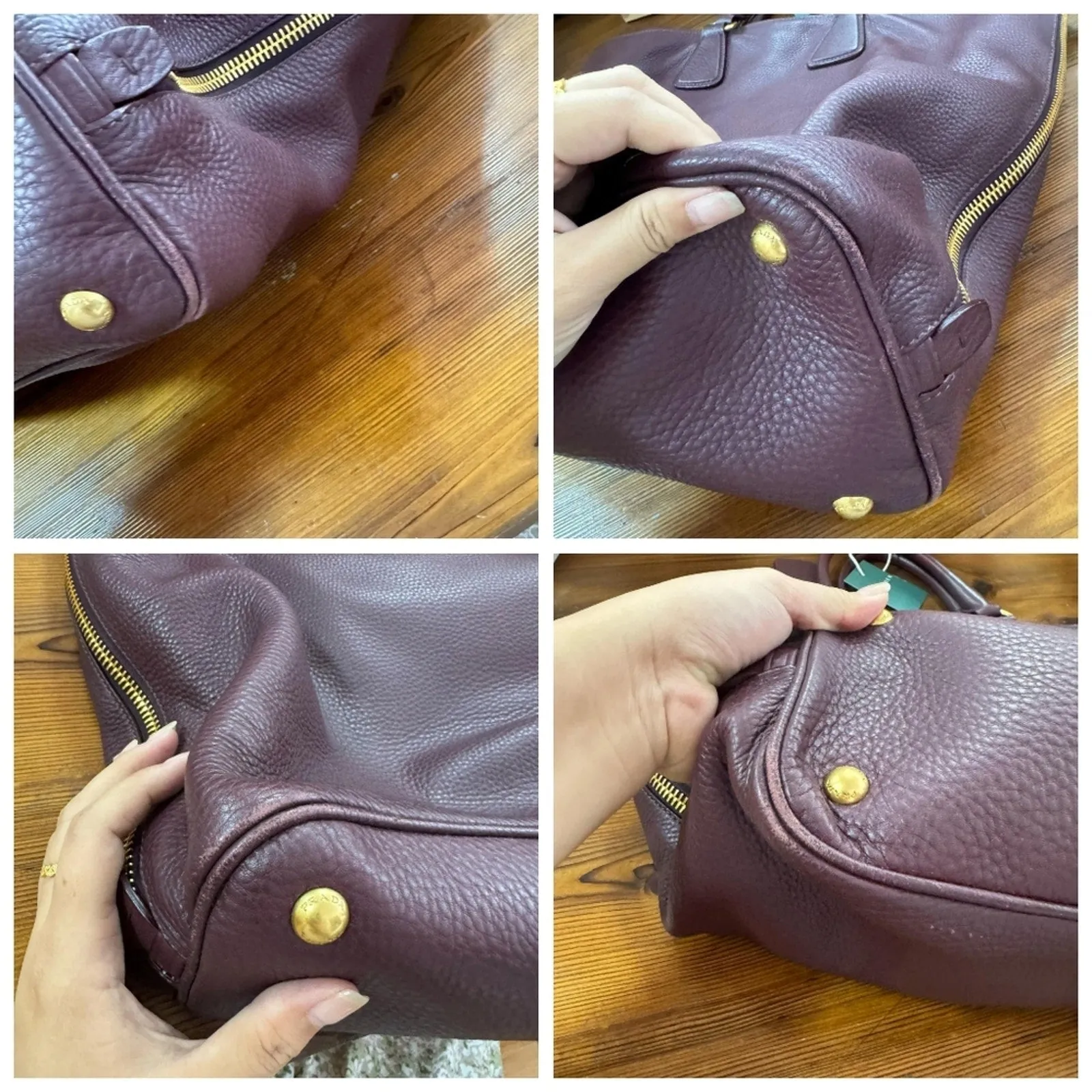 100% Authentic Prada Vitello Daino Tote Bag
