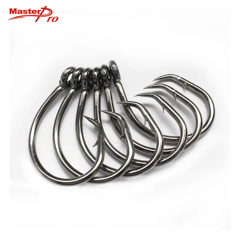 100/1000 X Chemically Sharpened Tuna Circle Hooks Size 14/0 Fishing Tackle