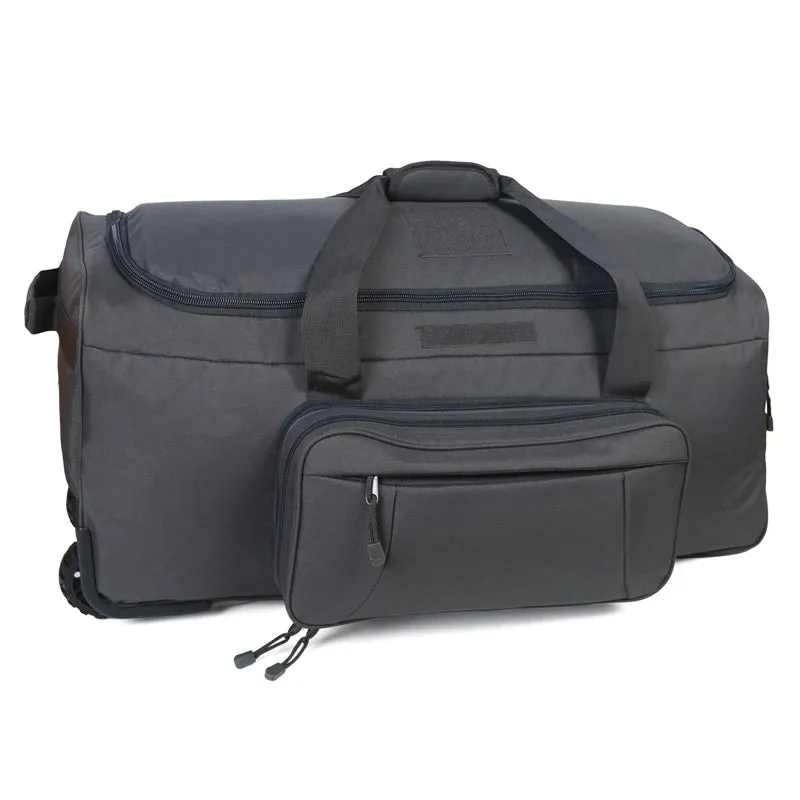 124L Large Capacity Military Tactical Wheeled Duffel Bag - Heavy-Duty Travel Gear