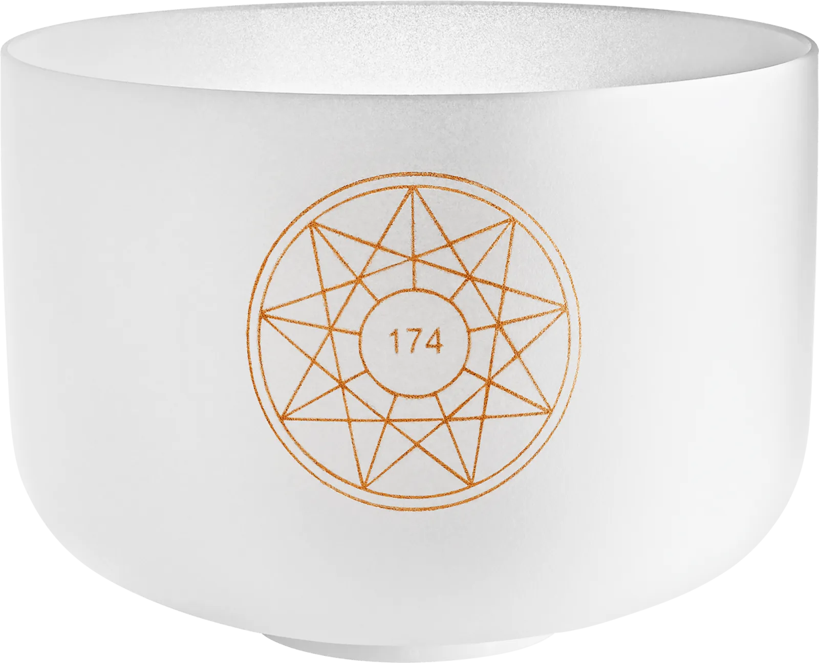 174 Hz Solfeggio 12" Crystal Singing Bowl (Earth Tone) - Stress Relief
