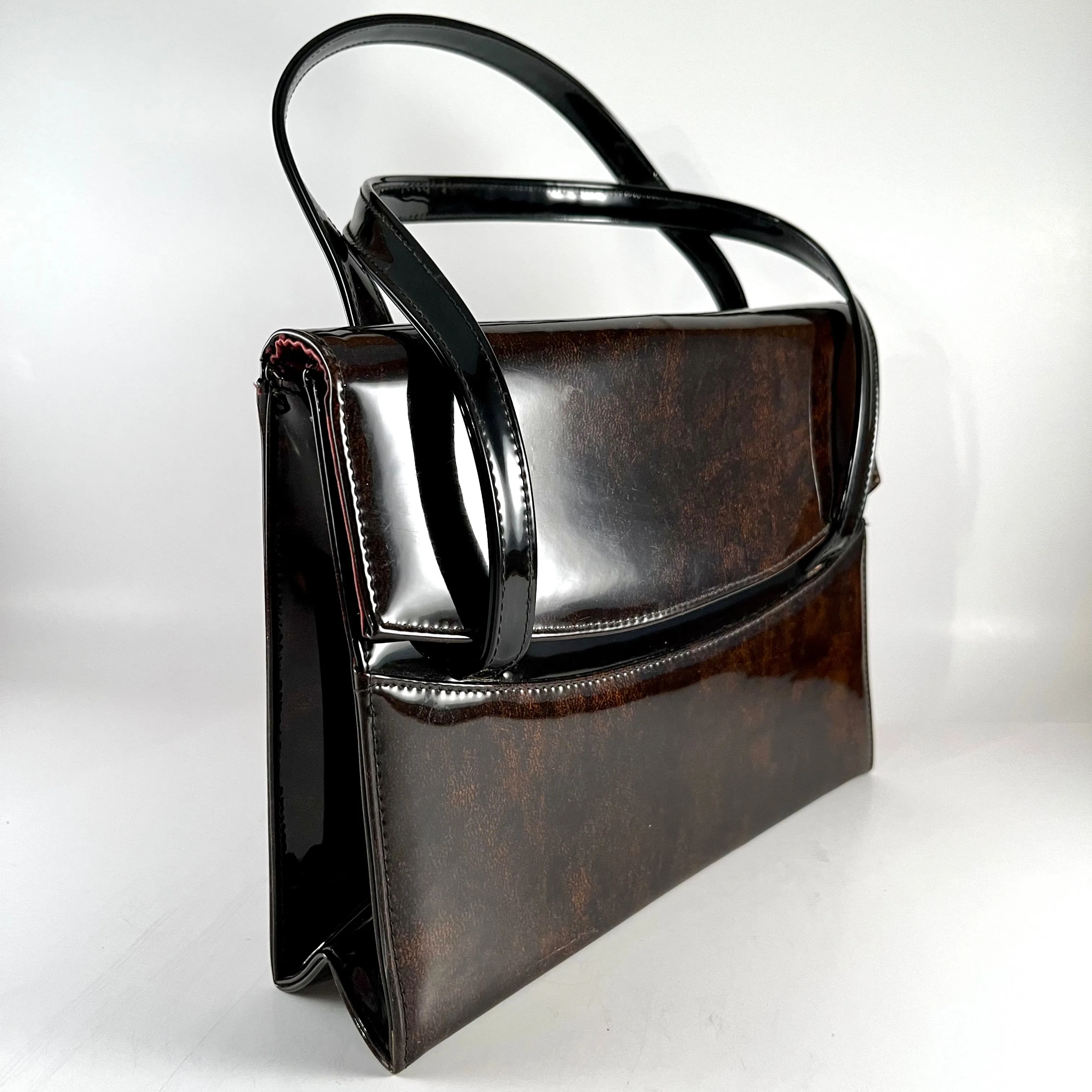 1950s Lennox Handbag With Original Mirror, Comb & Change Purse