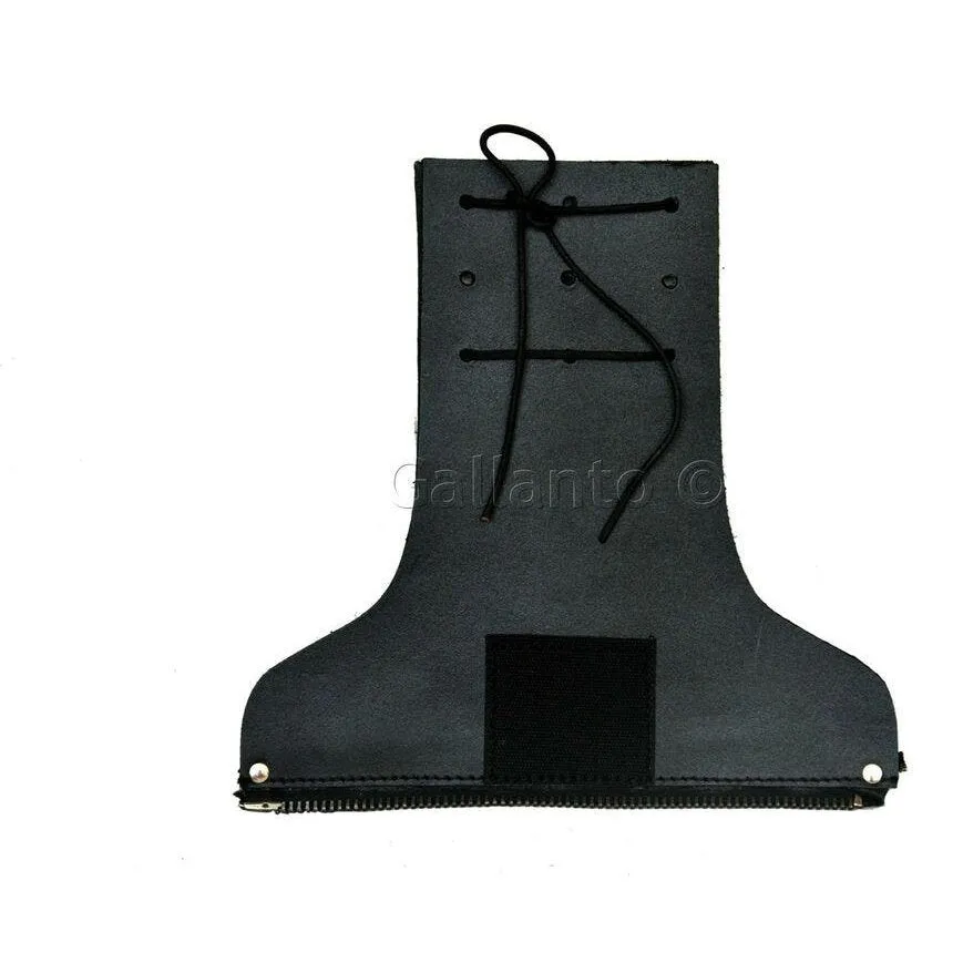 20082 Twin Turbo Engine Zip-Off Motorcycle Leather Saddle Bag