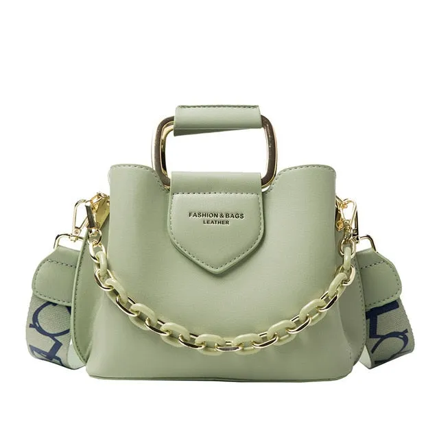 2020 Luxury women's one-shoulder handbag PU Leather quality Messenger Casual Fashion Classic Women's bag Messenger Handbag