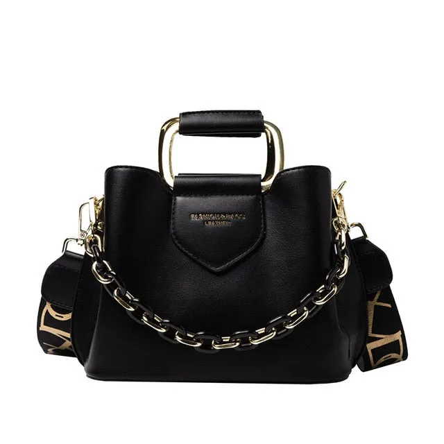 2020 Luxury women's one-shoulder handbag PU Leather quality Messenger Casual Fashion Classic Women's bag Messenger Handbag