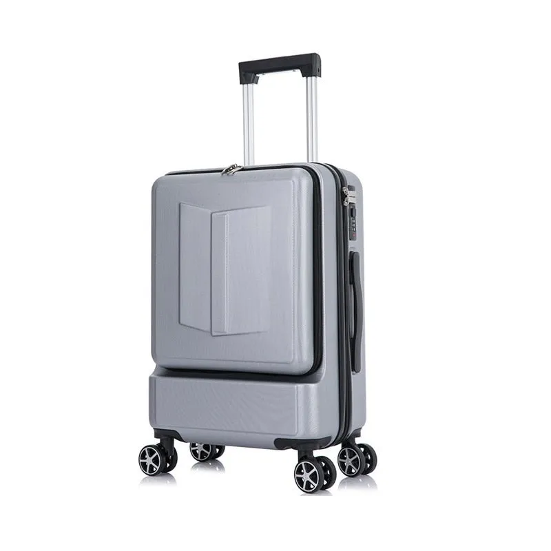 24 Inch Rolling Luggage with Front Pocket