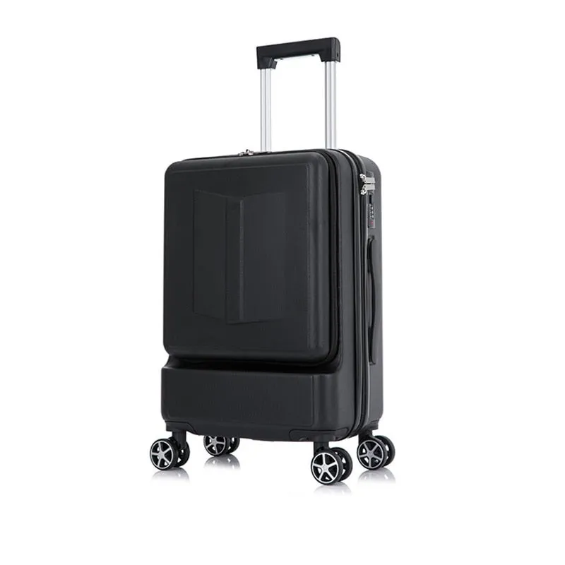 24 Inch Rolling Luggage with Front Pocket