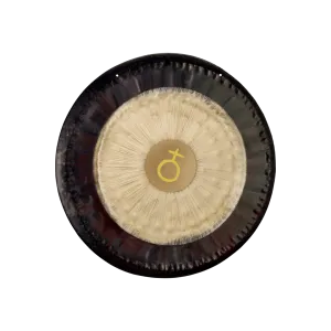 28" Planetary Tuned Gong 172.06 Hz Note F2 Great Year / Reflection