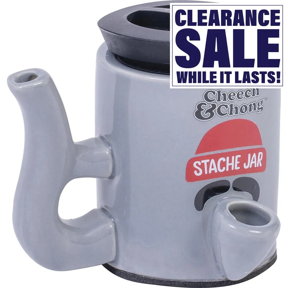3oz Cheech & Chong Stash Jar Pipe - Design May Vary - (6 Count Display)