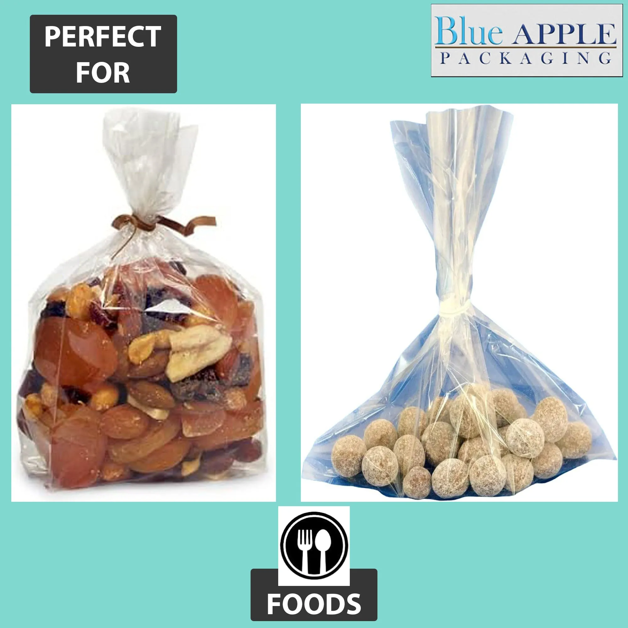 3X5.5 inches Polypropylene Bags 1.5 Mil Clear Flat