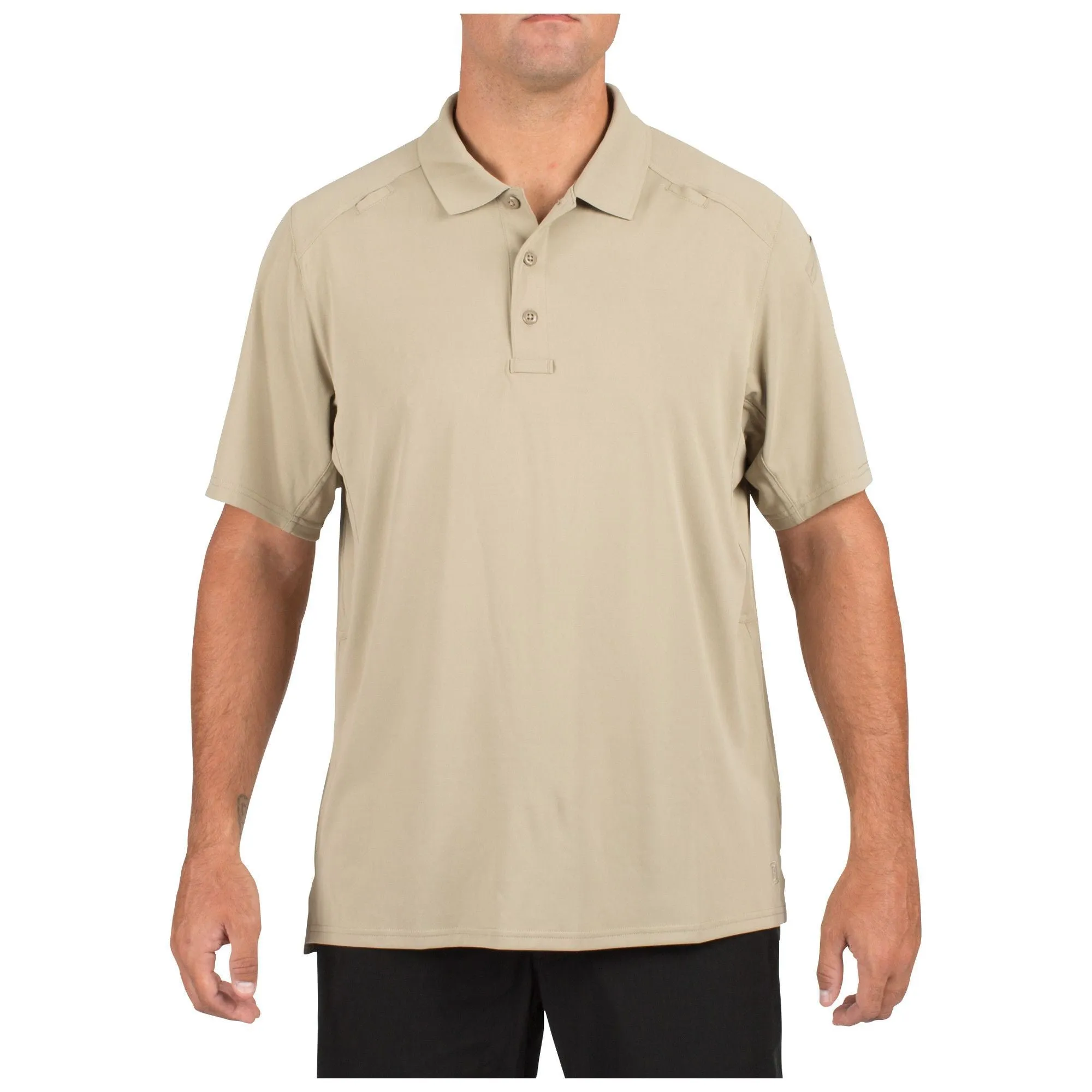 5.11 Helios Short Sleeve Polo Silver Tan