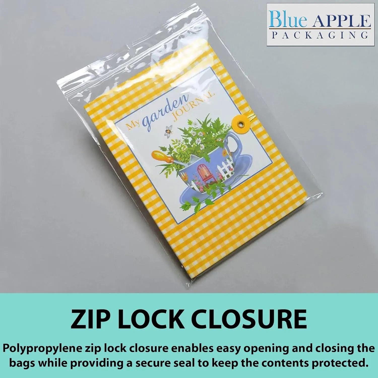 5X7 Inches Polypropylene ZipLock Bags W/ Hang Hole 2 Mil Clear