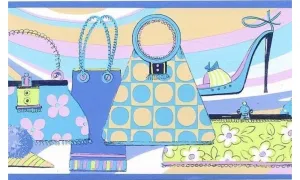 79201 GU Hand Bags GU79201 Wallpaper Border