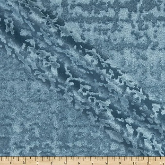 Abstract Crushed Velvet Fabric, 118 Inch. in Width, |  Home Décor