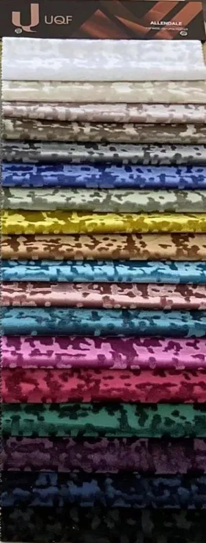 Abstract Crushed Velvet Fabric, 118 Inch. in Width, |  Home Décor