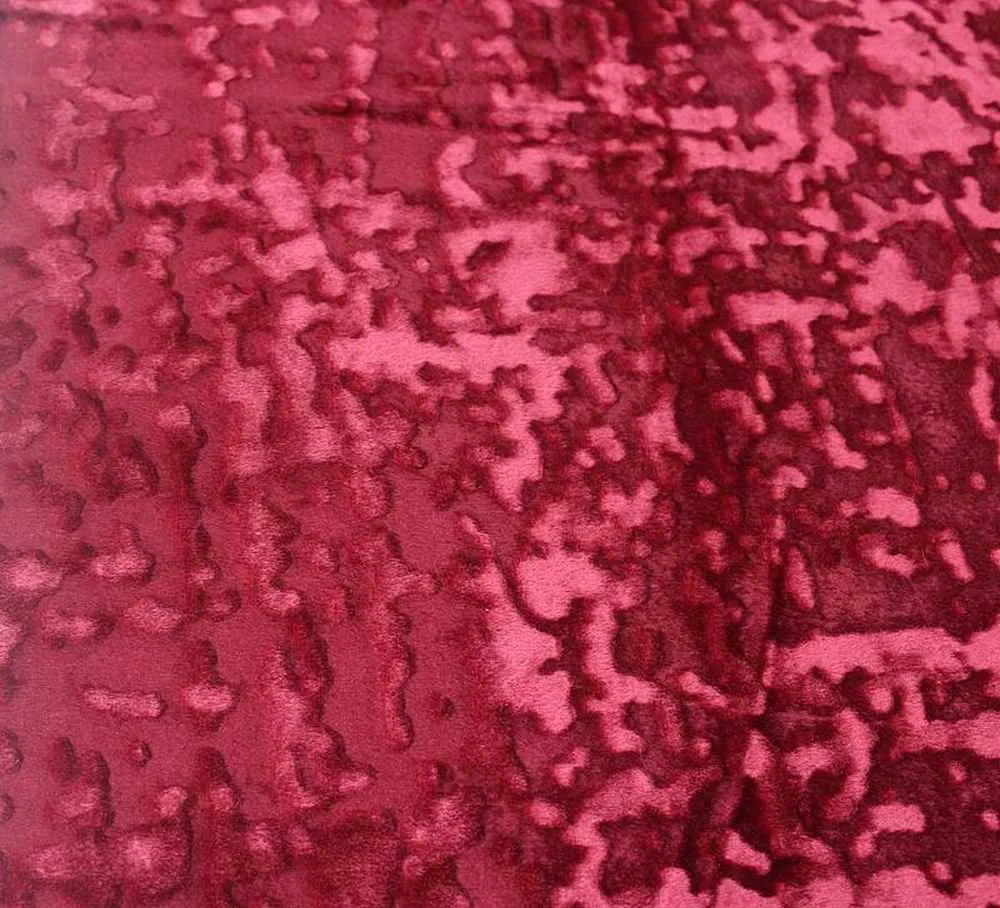 Abstract Crushed Velvet Fabric, 118 Inch. in Width, |  Home Décor