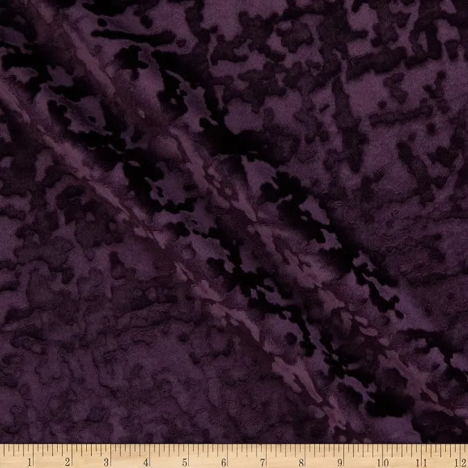 Abstract Crushed Velvet Fabric, 118 Inch. in Width, |  Home Décor