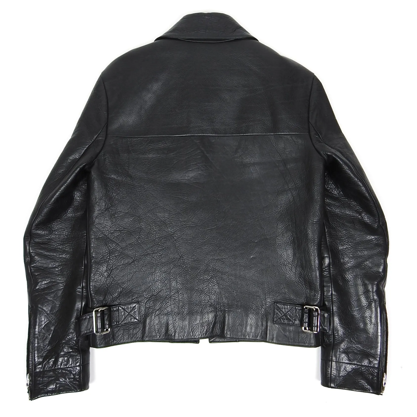 Acne Studios August Leather Jacket Size 46