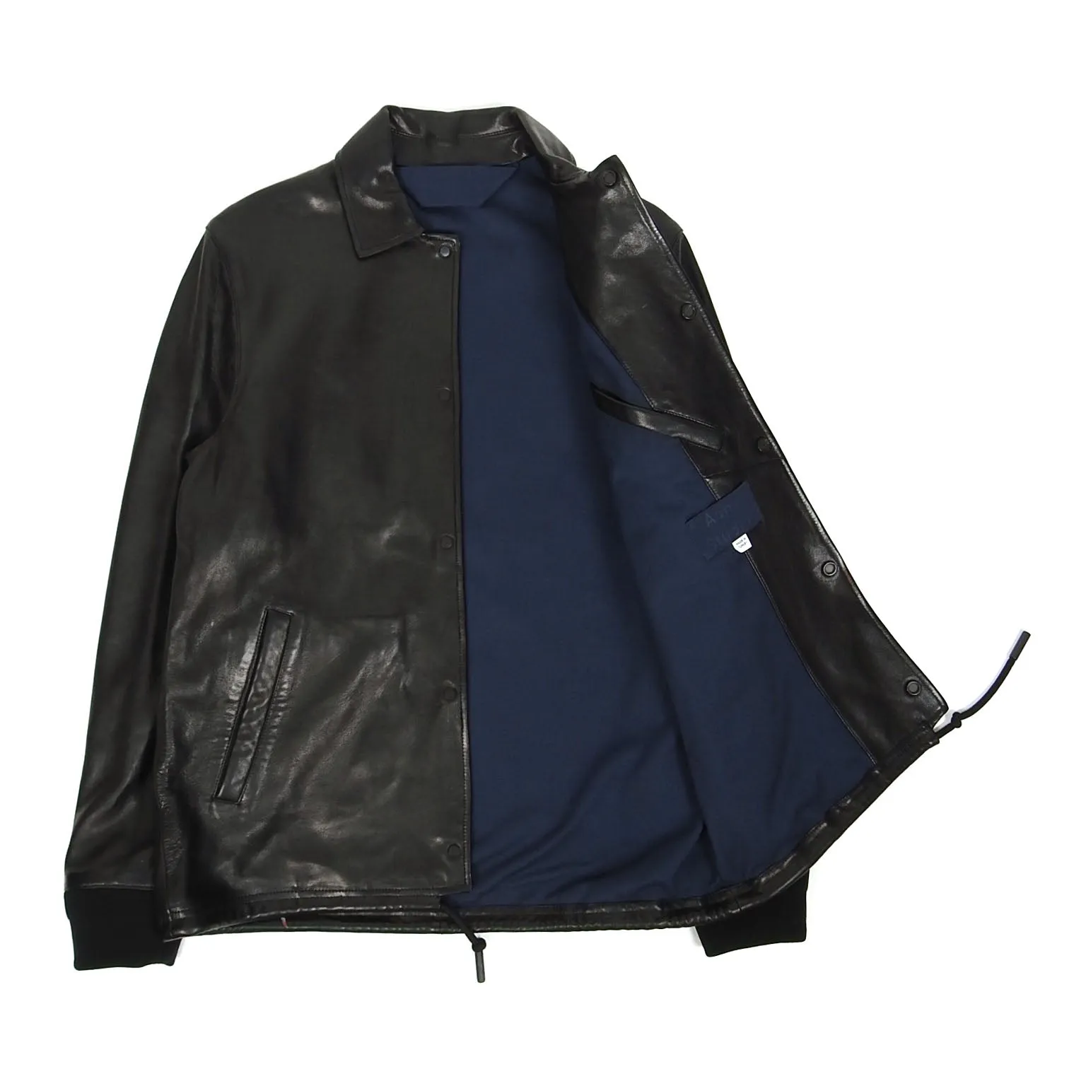 Acne Studios Tony Leather Jacket Size 48