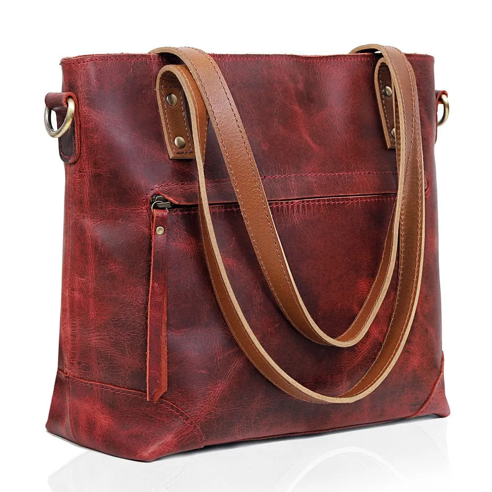 Addie Handcrafted Leather Tote