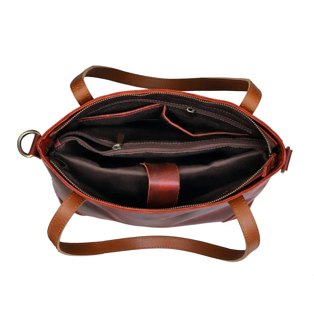 Addie Handcrafted Leather Tote