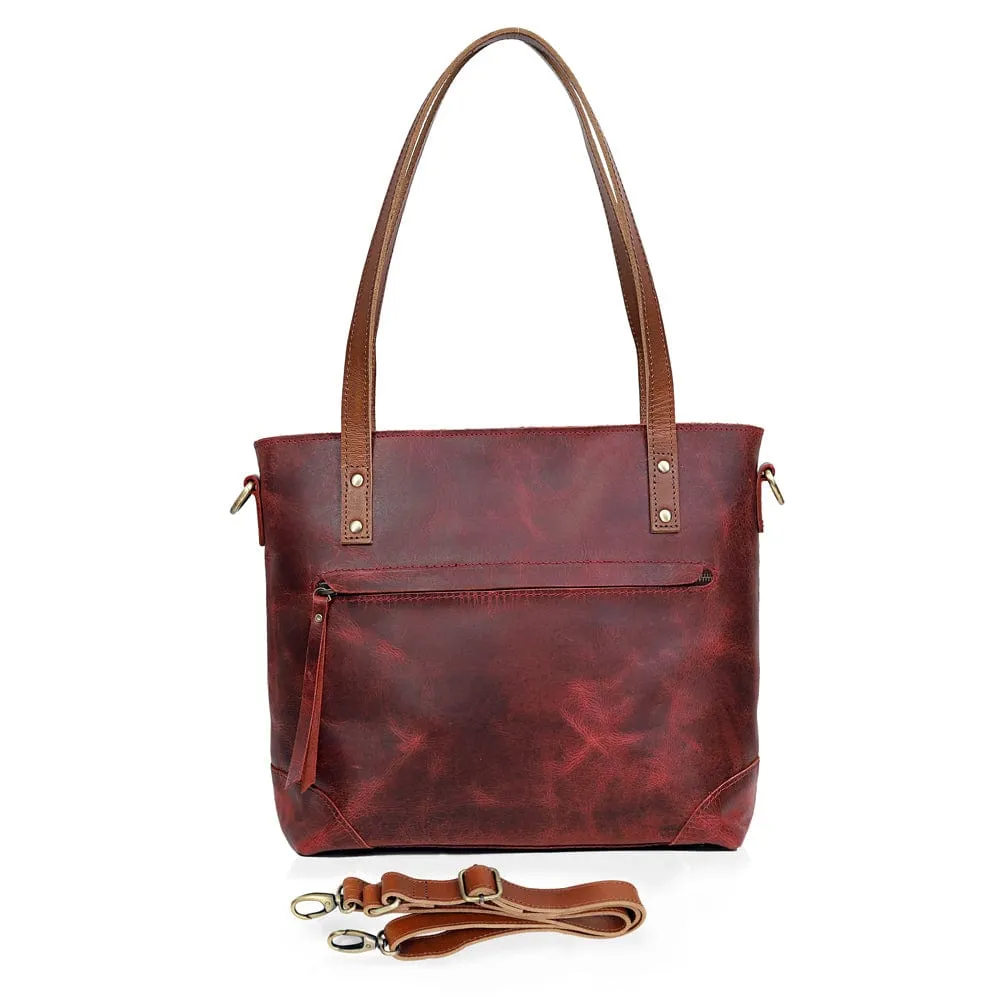 Addie Handcrafted Leather Tote