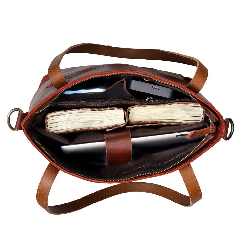 Addie Handcrafted Leather Tote