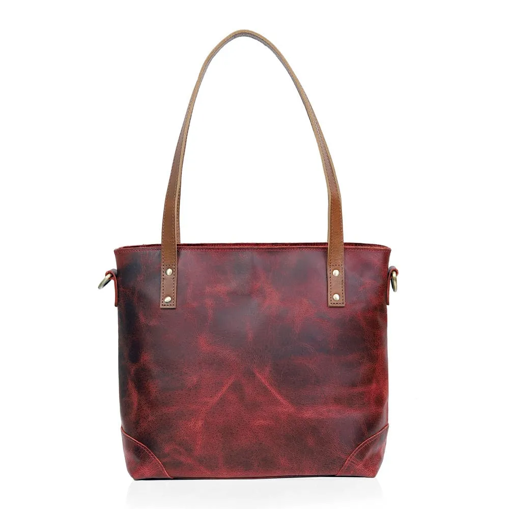 Addie Handcrafted Leather Tote
