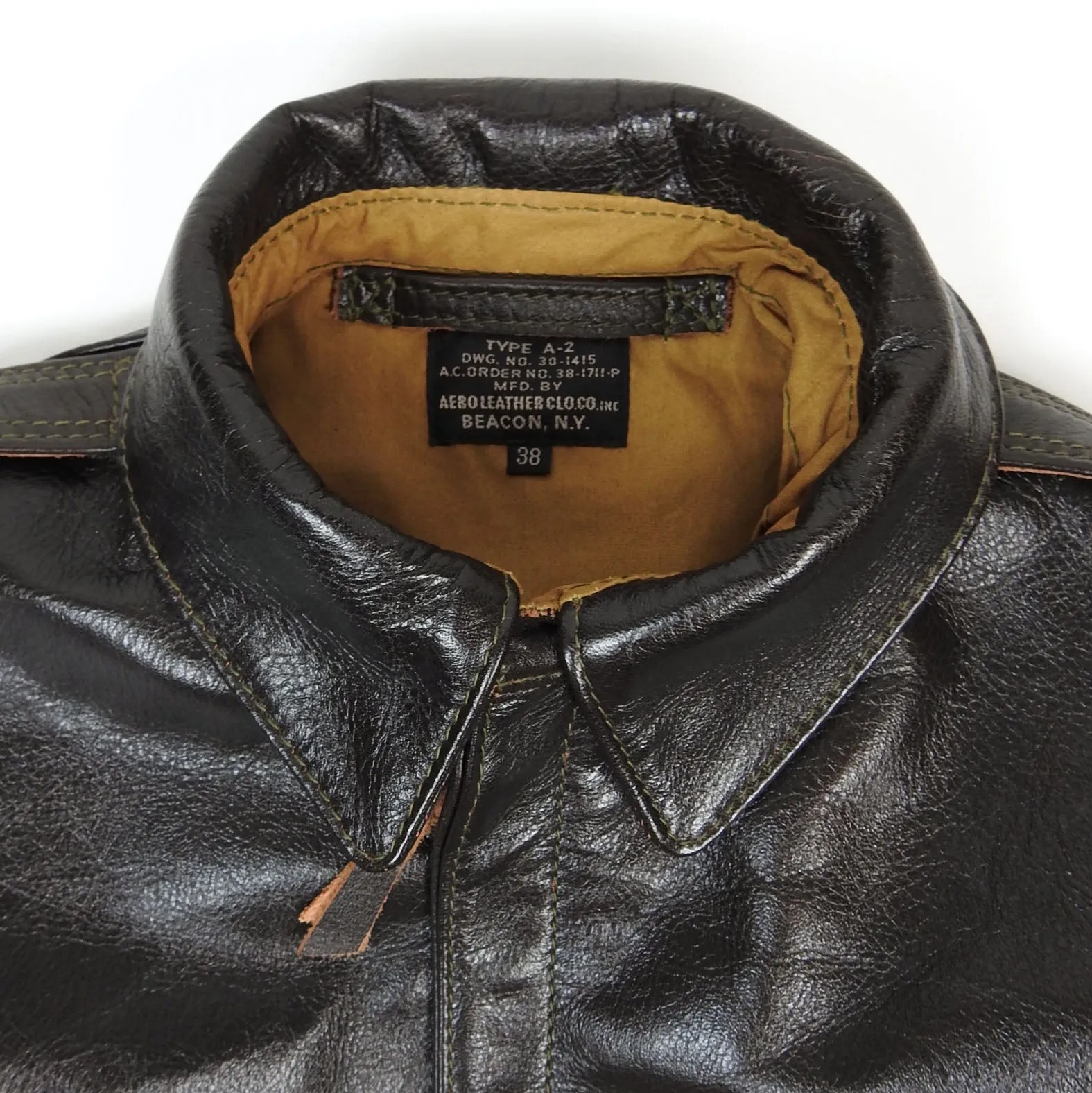 Aero Type A-2 Leather Size 38