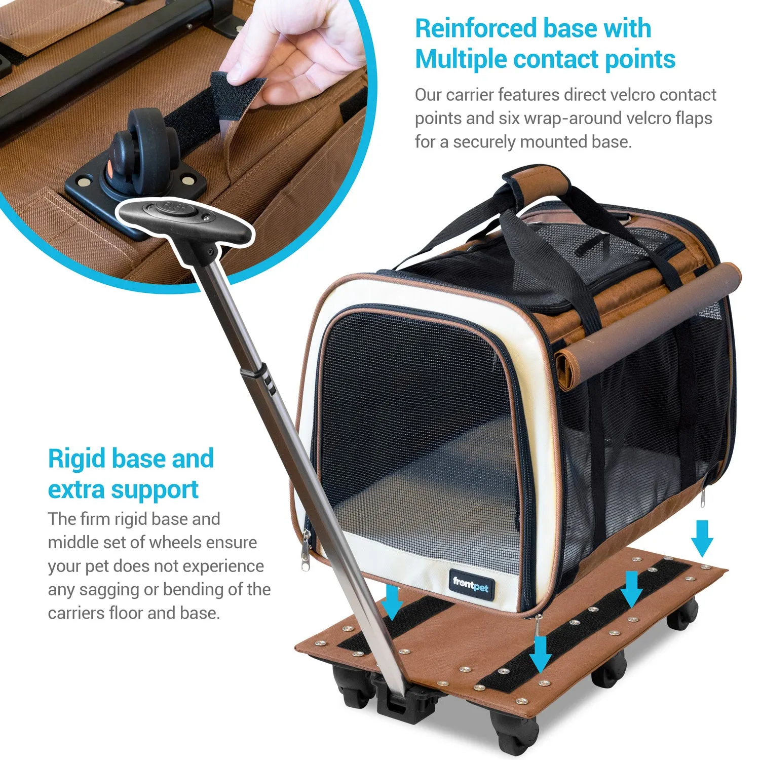Airline Approved Rolling Pet Travel Carrier
