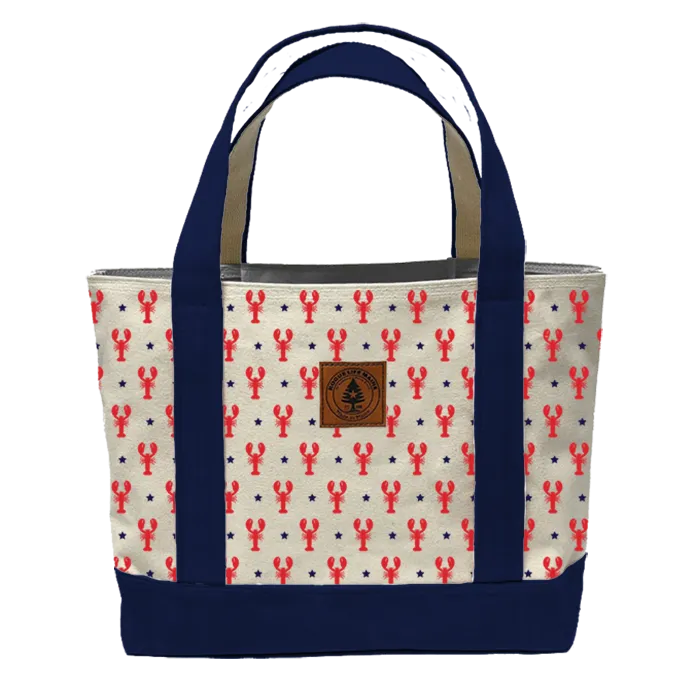 All Over Lobsters Large Tote