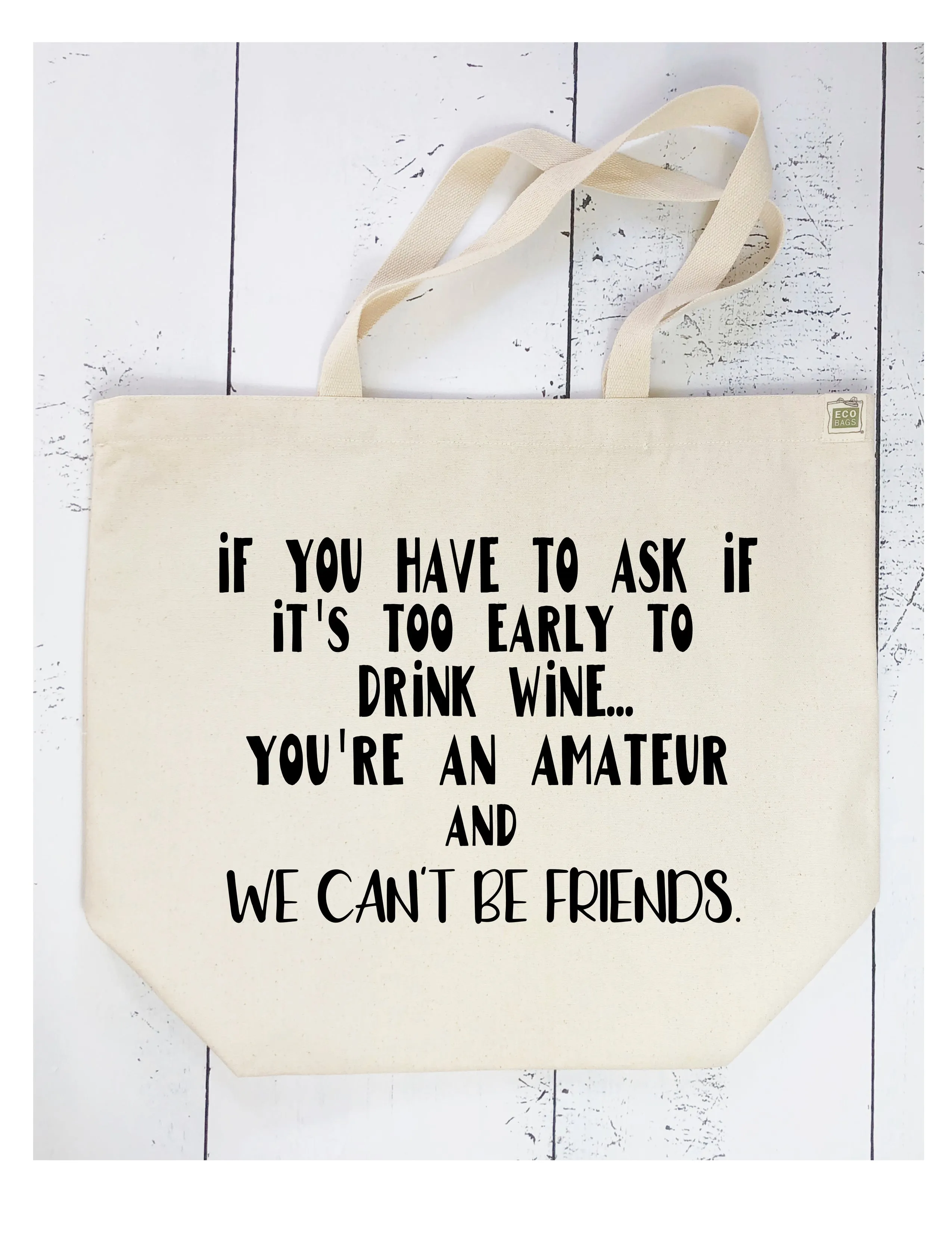 amateur drinking - tote bag