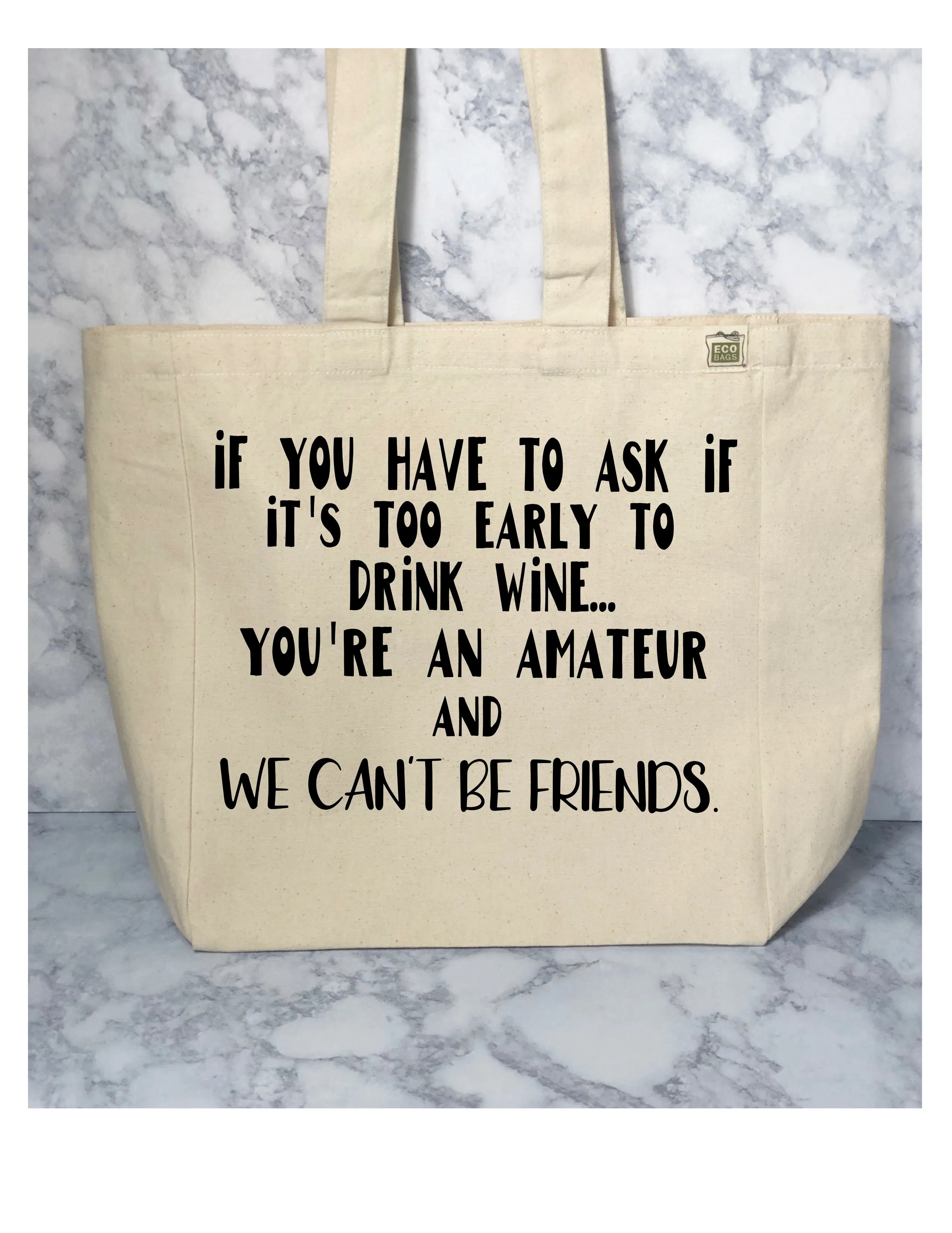 amateur drinking - tote bag