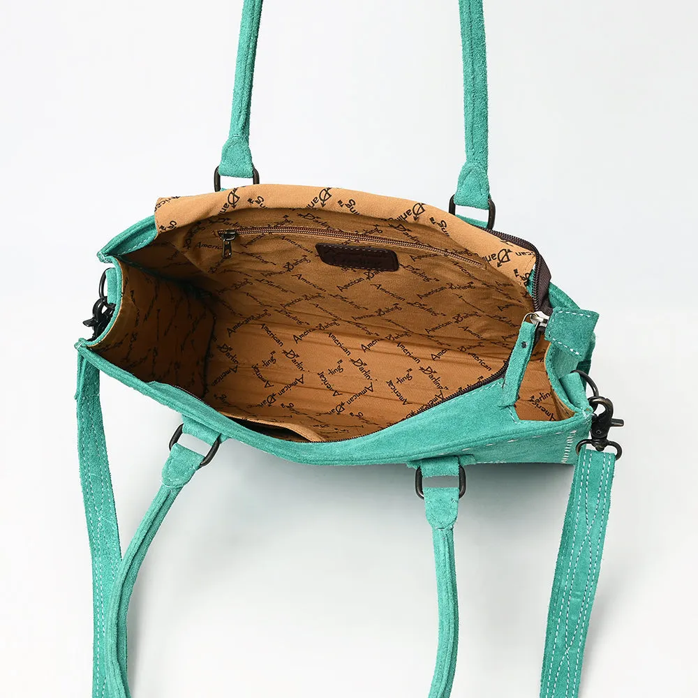 American Darling Tote Genuine Suede Leather Women Bag Western Handbag Purse