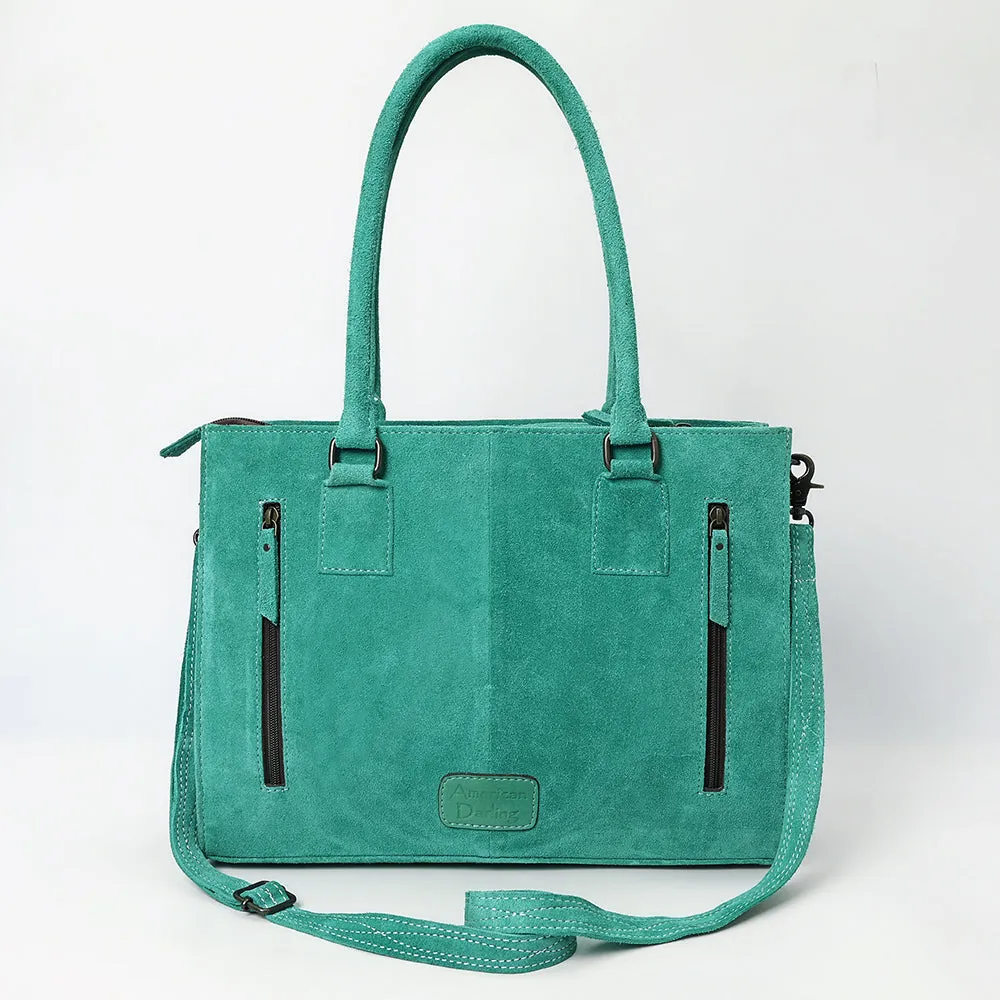 American Darling Tote Genuine Suede Leather Women Bag Western Handbag Purse
