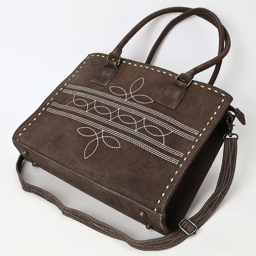 American Darling Tote Genuine Suede Leather Women Bag Western Handbag Purse