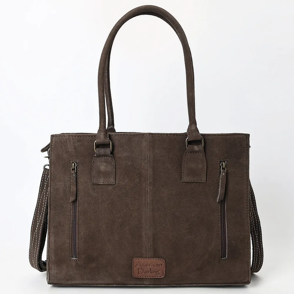 American Darling Tote Genuine Suede Leather Women Bag Western Handbag Purse