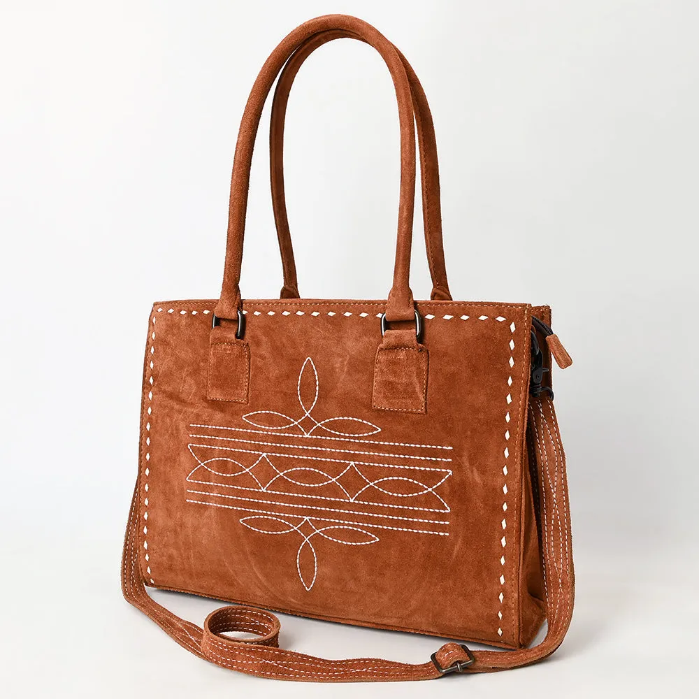 American Darling Tote Genuine Suede Leather Women Bag Western Handbag Purse