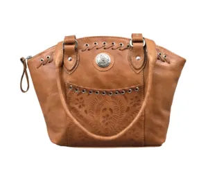American West Handbag Annie's Secret Collection: Zip Top Bucket Tote