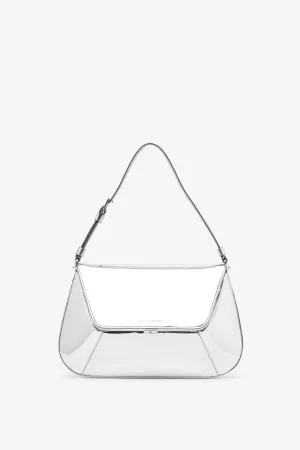 Ami silver mirror shoulder bag