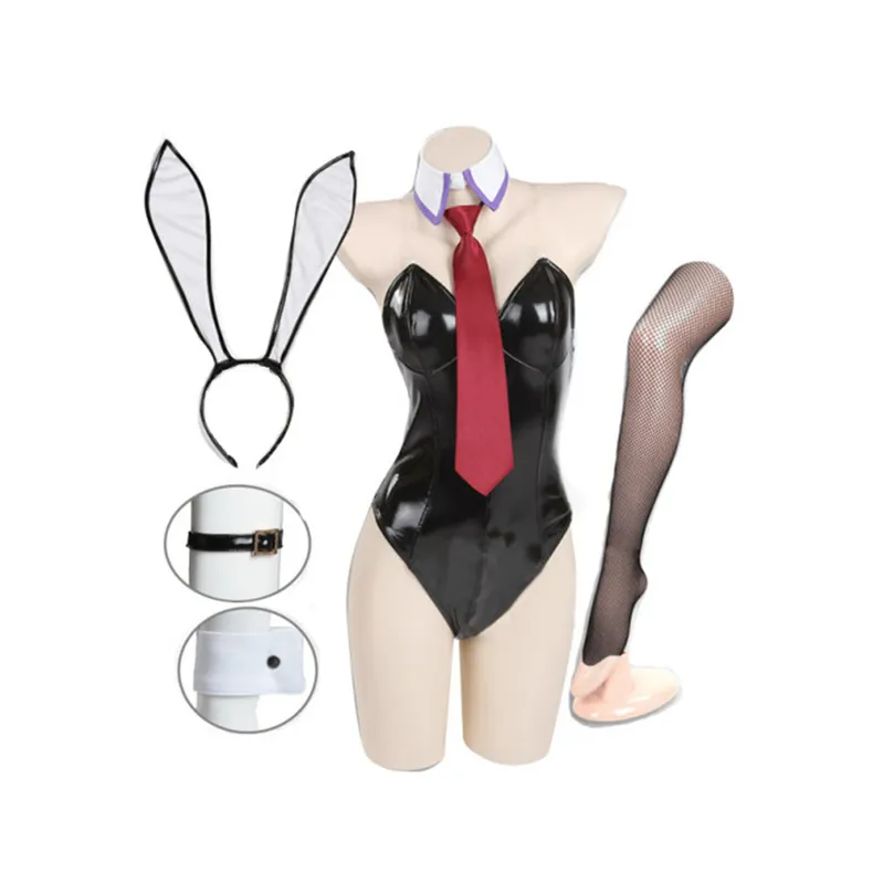 Anime Steins;Gate Steins Gate Makise Kurisu Bunny Girl Jumpsuit Cosplay Costume