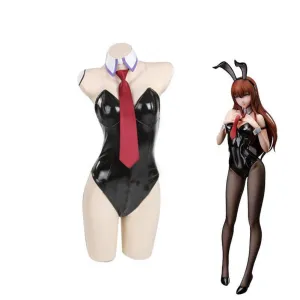 Anime Steins;Gate Steins Gate Makise Kurisu Bunny Girl Jumpsuit Cosplay Costume