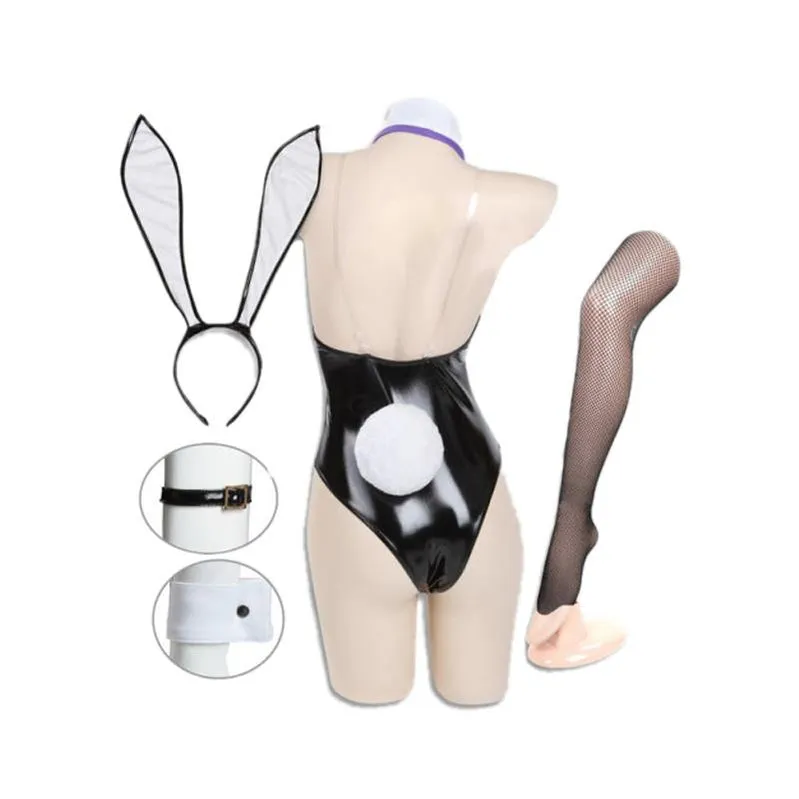 Anime Steins;Gate Steins Gate Makise Kurisu Bunny Girl Jumpsuit Cosplay Costume