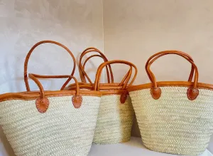 Anthro French Market Straw Bag