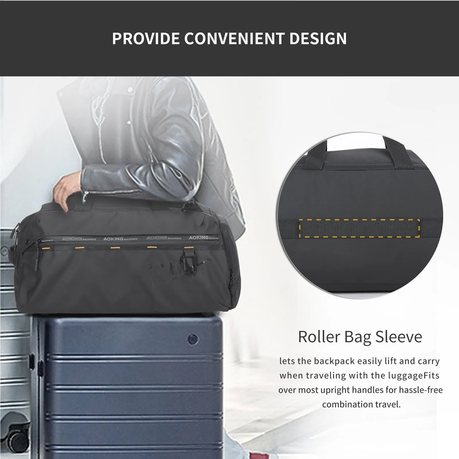 Aoking Travel Bag Large Capacity Duffel Bag SW4071