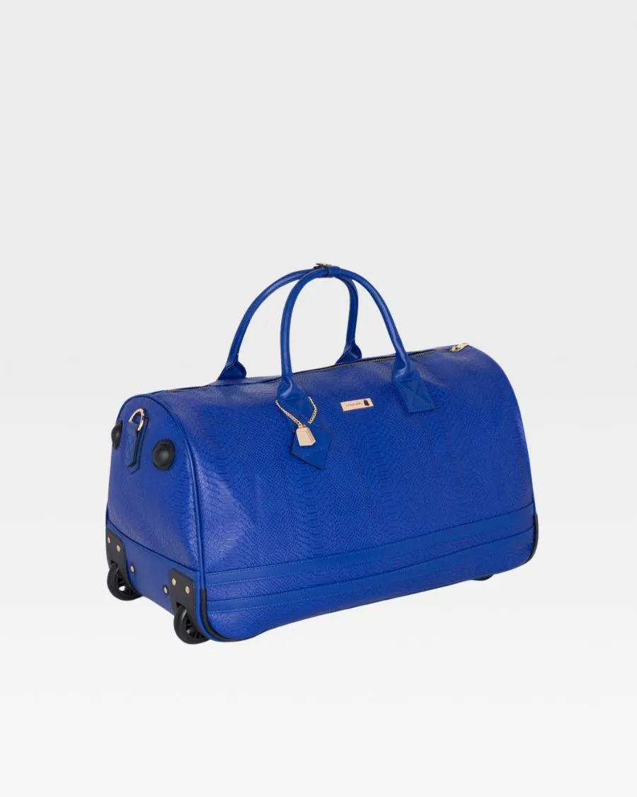 Apollo 1 Rolling Duffle Bag in Royal Blue