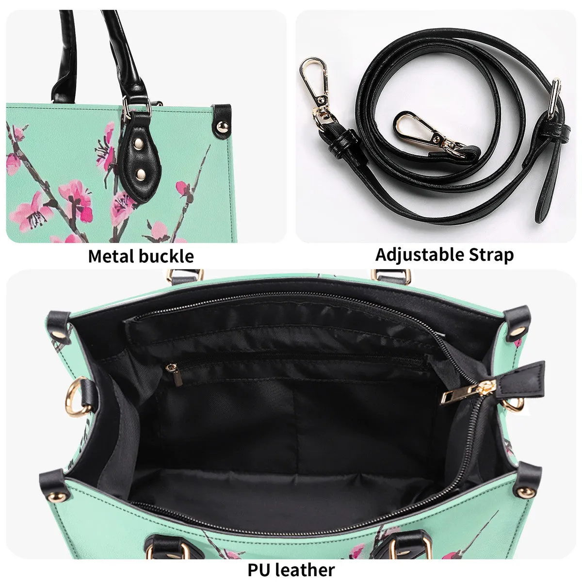 Arizona Green Tea Pattern Multiple Sizes Upgraded Luxury Women PU Leather Handbag