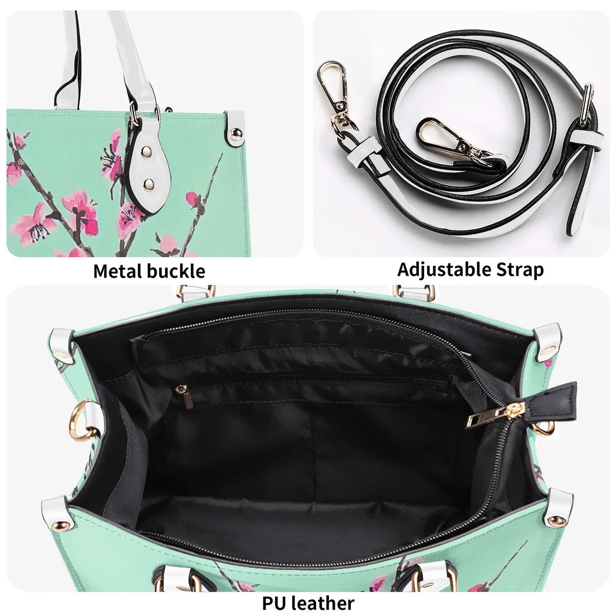 Arizona Green Tea Pattern Multiple Sizes Upgraded Luxury Women PU Leather Handbag