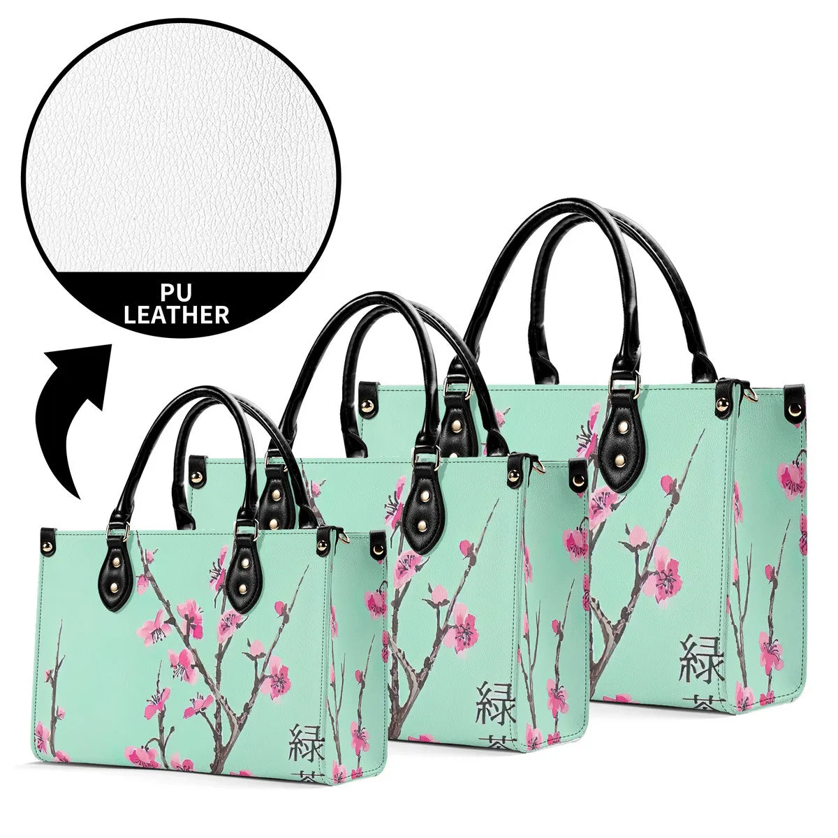 Arizona Green Tea Pattern Multiple Sizes Upgraded Luxury Women PU Leather Handbag