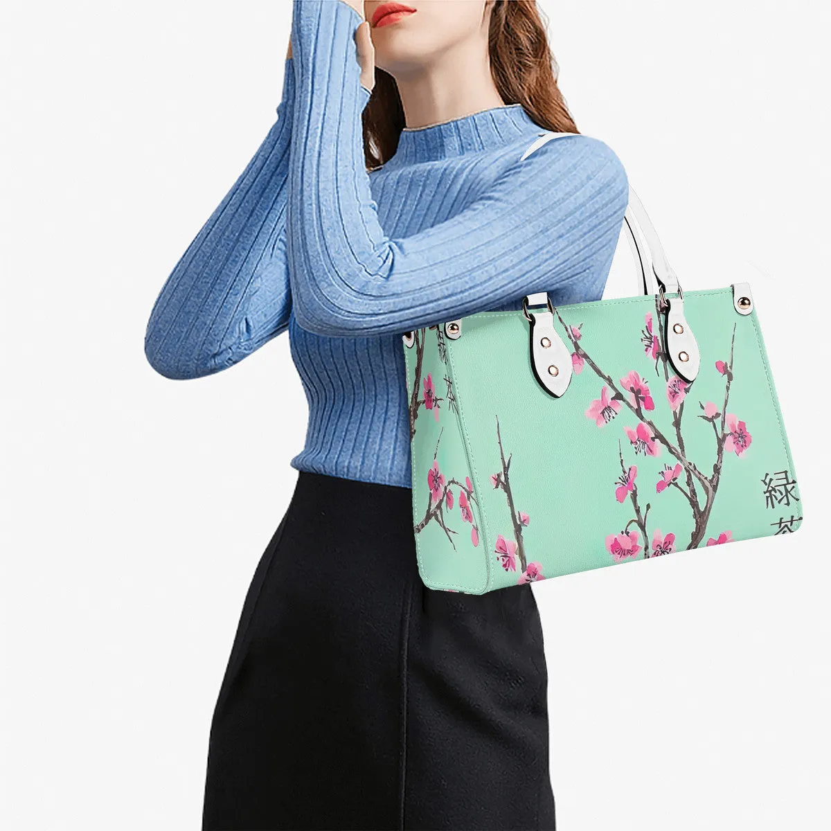 Arizona Green Tea Pattern Multiple Sizes Upgraded Luxury Women PU Leather Handbag