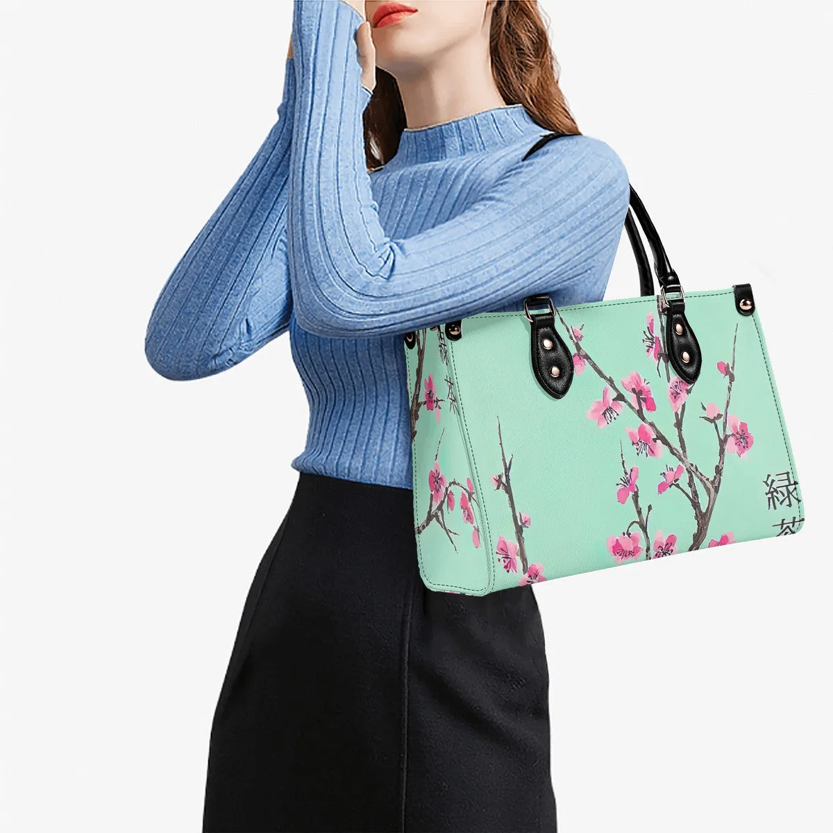Arizona Green Tea Pattern Multiple Sizes Upgraded Luxury Women PU Leather Handbag